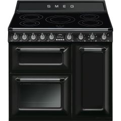 Smeg TR93IBL 90Cm Victoria Electric Range Cooker With Induction Hob