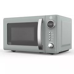 Swan SM4425GRY Grey Retro Style 20L/800W Microwave