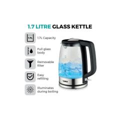 Tower Presto 1.7 Litre Glass Kettle