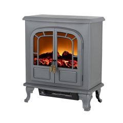 Warmlite WL46019G Wingham 2Kw Electric Double Door Fire Stove.