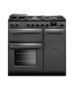 Aga Rangemaster AURA90DFP/19277 Slate 90Cm Dual Fuel Range Cooker