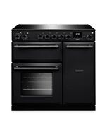 Aga Rangemaster AURA90EIP/19284 Black 90Cm Electric Range Cooker With Induction Hob