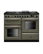 Aga Rangemaster AURO110DF/19313 River Bed 110Cm Dual Fuel Range Cooker With Onyx Trim