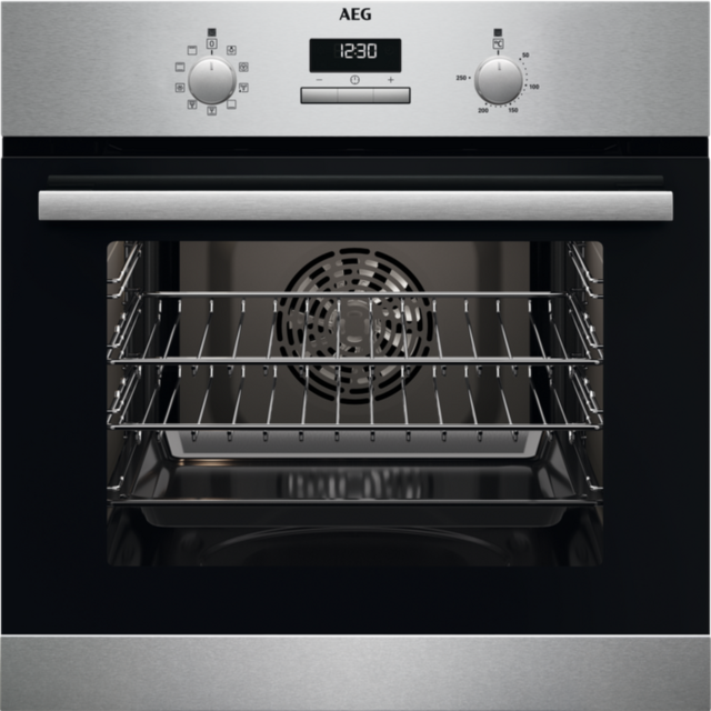 Aeg BCX23101EM Stainless 59.4Cm Built In Electric Single Oven