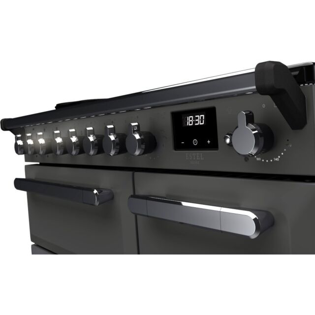 Aga Rangemaster ESDL90EIPSLT Slate Estel Deluxe 90Cm Induction Range Cooker