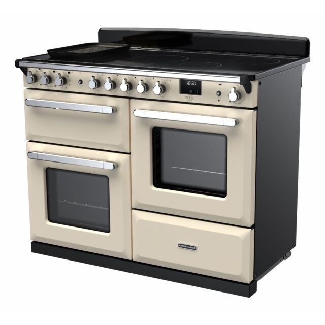Aga Rangemaster ESDLO110EIPPCR Pale Cream Estel Deluxe 110Cm Rangecooker With Induction Hob