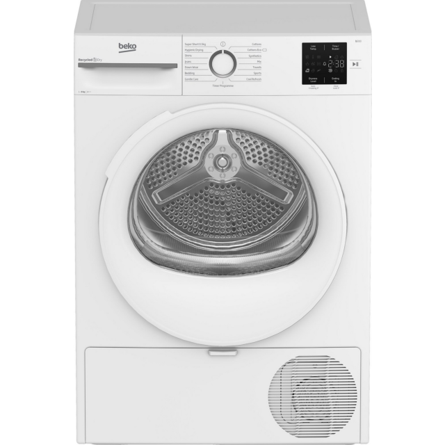 Beko BMN3T3823W White 8Kg Heat Pump Tumble Dryer