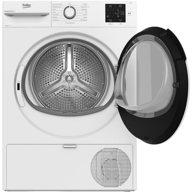 Beko BMN3T3823W White 8Kg Heat Pump Tumble Dryer