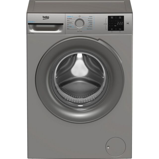 Beko BMN3WT3841S Silver 8Kg/ 1400 Rpm Washing Machine