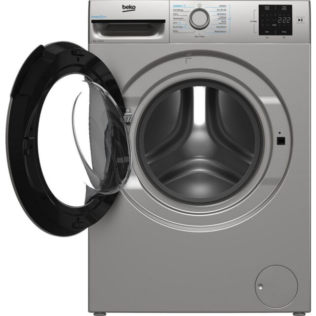 Beko BMN3WT3841S Silver 8Kg/ 1400 Rpm Washing Machine
