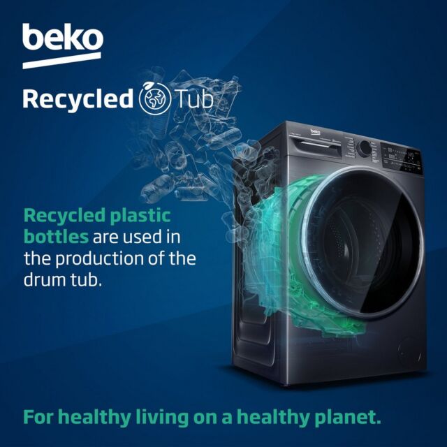 Beko BMN3WT3841S Silver 8Kg/ 1400 Rpm Washing Machine