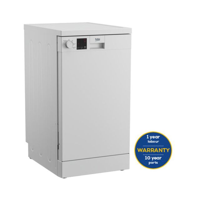 Beko DVS05C20W Slimline Dishwasher with 10 Places