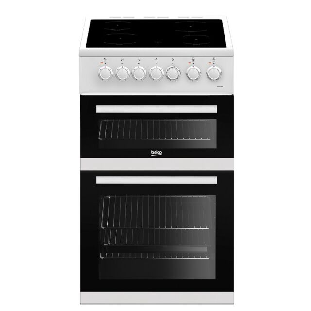 Beko EDVC503W 50Cm Double Oven Electric Cooker
in white