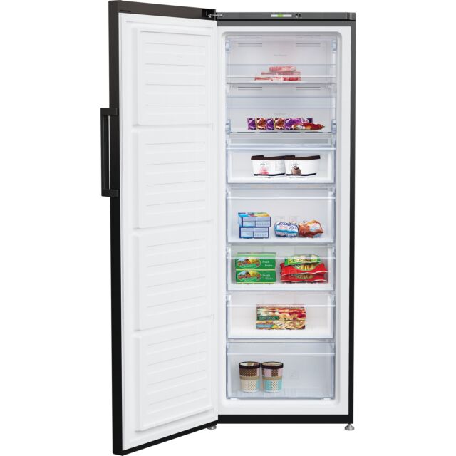 Beko FFP3671B Black 59.5 Cm Wide Tall Frost Free Freezer