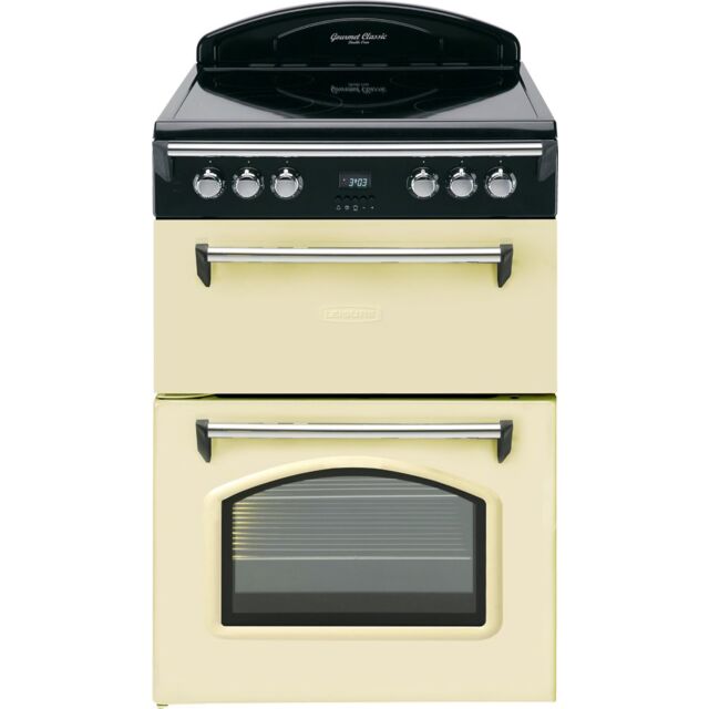 Beko GRB61CVC Cream Leisure 60Cm Double Oven Electric Range Style Cooker