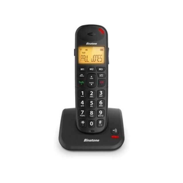 BINATUNE 3805 Big Button Single Cordless Phone