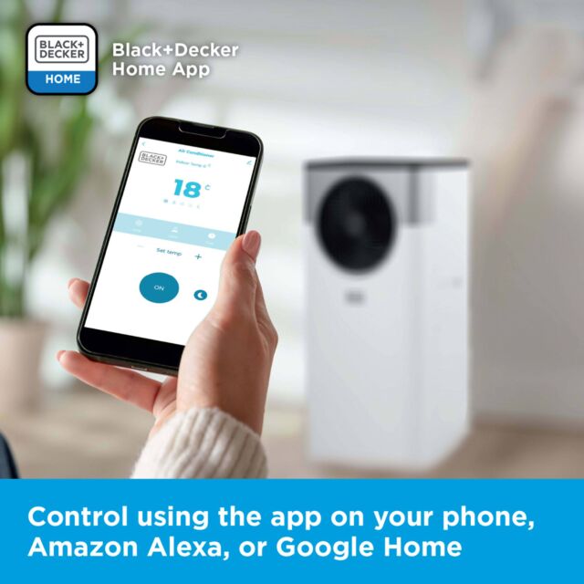 Black And Decker BXAC40033GB Portable 7000 Btu 3 In 1 Smart Air Conditioner