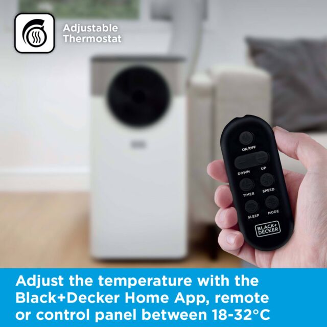 Black And Decker BXAC40033GB Portable 7000 Btu 3 In 1 Smart Air Conditioner