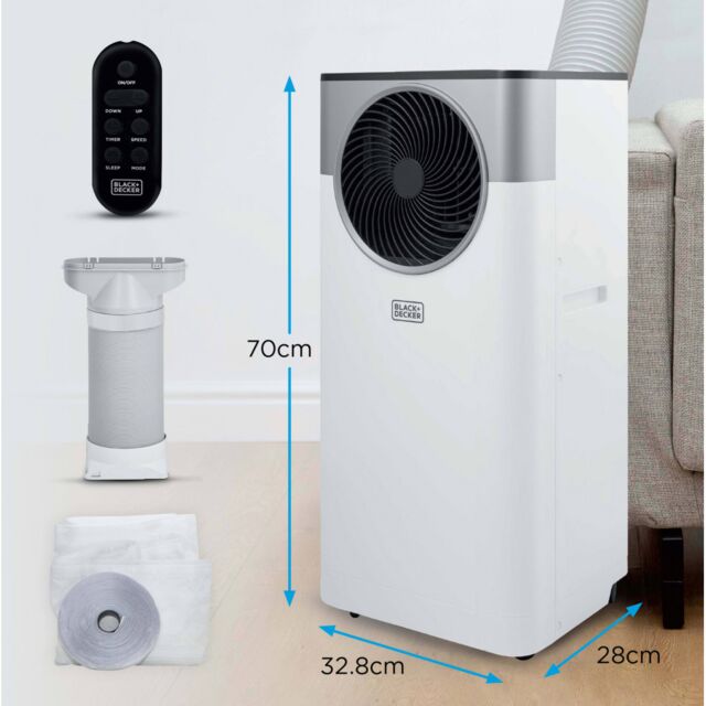 Black And Decker BXAC40033GB Portable 7000 Btu 3 In 1 Smart Air Conditioner