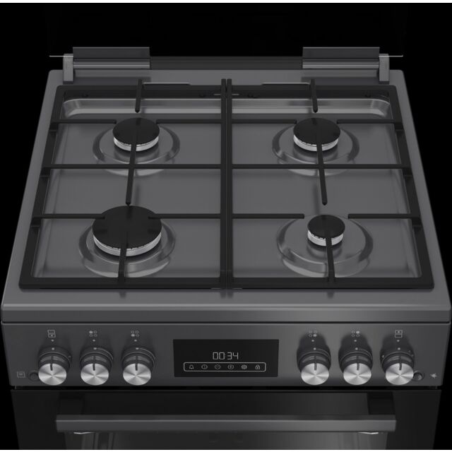 Blomberg GGRN655N Anthracite 60Cm Double Oven Gas Cooker With Gas Hob