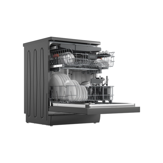 Blomberg LDF53400G Graphite Full Size Dishwasher With 15 Place Settings