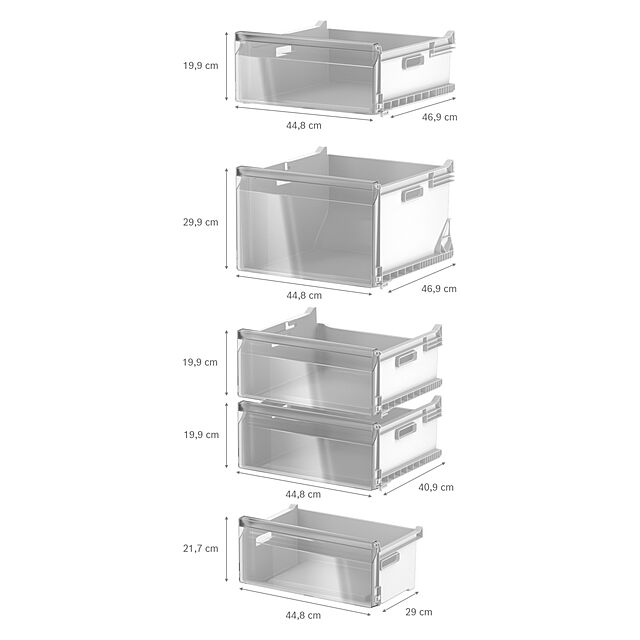 Bosch GSN36VWDGG White Series 4 59.5Cm Wide No Frost Tall Freezer