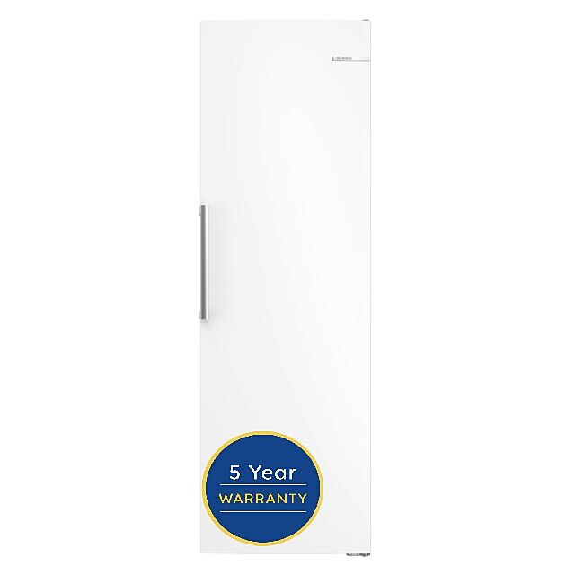 Bosch GSN36VWDGG White Series 4 59.5Cm Wide No Frost Tall Freezer