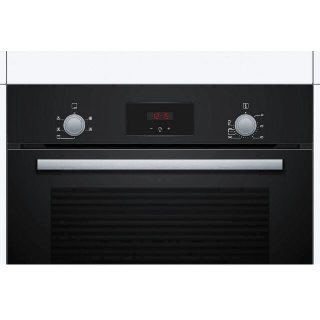 Bosch HHF113BA0B Built In Electric Single Oven With 3D Hot Air