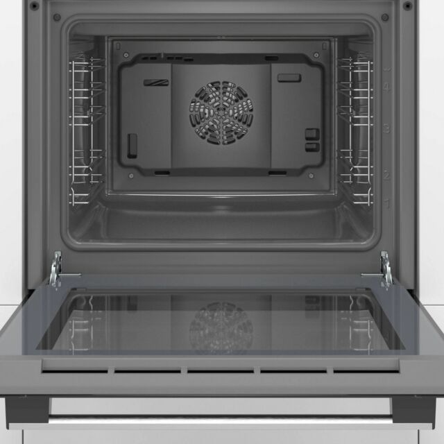 Bosch HHF113BA0B Built In Electric Single Oven With 3D Hot Air