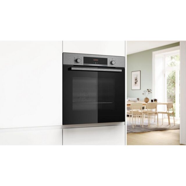 Bosch HQA534BS3B Stainless Steel Built In Electric Single Oven