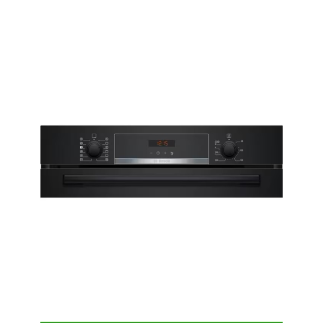 Bosch HQA574BB3B Black Built In Single Electric Oven With Pyrolytic Cleaning Function