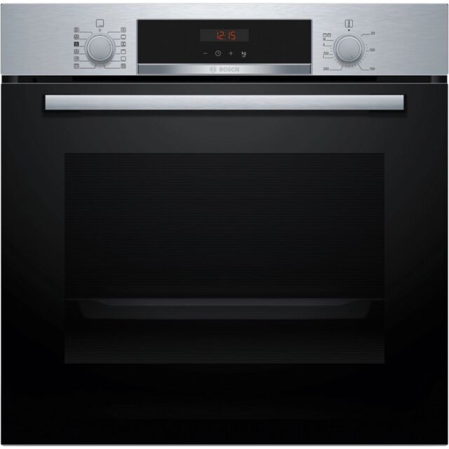 Bosch HQA574BS3B Stainless Steel 59.4Cm Built In Electric Single Oven WITH