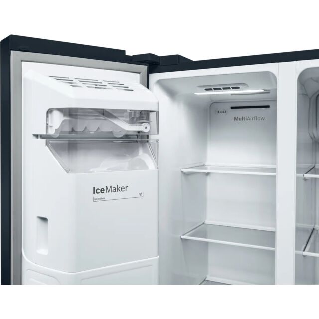 Bosch KAD93ABEP Black Series 6 No Frost Side By Side Fridge Freezer With Plumbed Water Dispenser W90