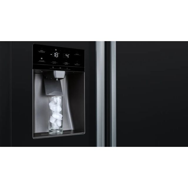 Bosch KAD93ABEP Black Series 6 No Frost Side By Side Fridge Freezer With Plumbed Water Dispenser W90