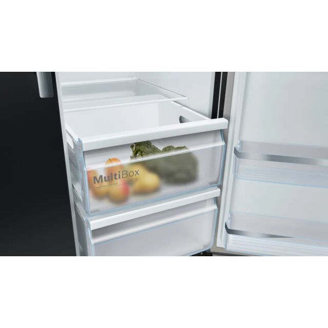 Bosch KAD93ABEP Black Series 6 No Frost Side By Side Fridge Freezer With Plumbed Water Dispenser W90