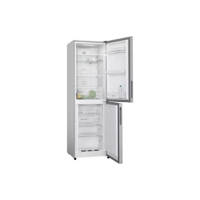 Bosch KGN27NLEAG Silver 55Cm Wide Frost Free Fridge Freezer - 50/50 Split