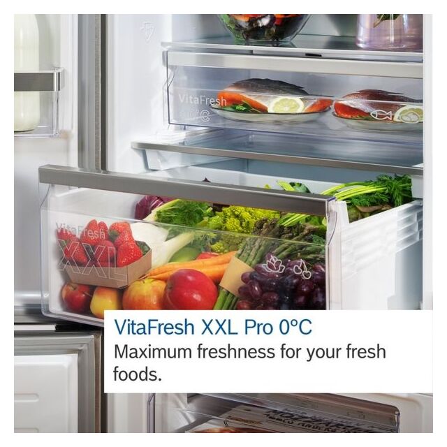Bosch KGN492LDFG Stainless Steel 70Cm Frost Free Fridge Freezer (SERIES 4)