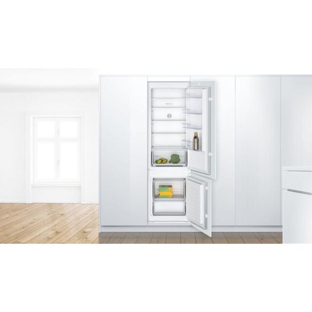 Bosch KIV87NSF0G 54.1 Cm Low Frost Built In Fridge Freezer - 200/70L