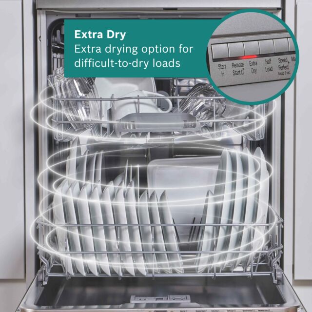 Bosch SMH4HVX14G Series 4 Fully Integrated 60 Cm Dishwasher With 14 Place Settings