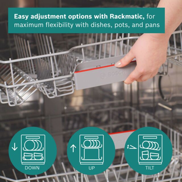 Bosch SMH4HVX14G Series 4 Fully Integrated 60 Cm Dishwasher With 14 Place Settings