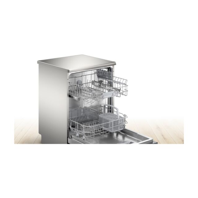 Bosch SMS26AI08G Brushed Steel 60Cm Dishwasher With 12 Place Settings