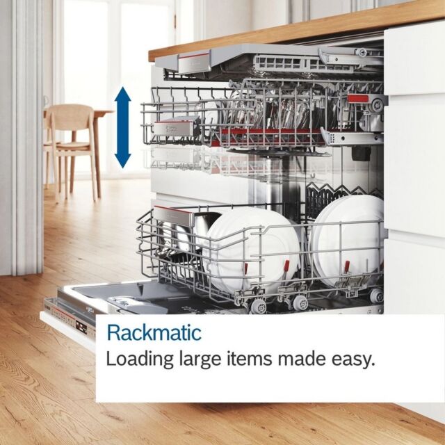 Bosch SMV6ZCX10G Built In Full Size Dishwasher With 14 Place Settings
