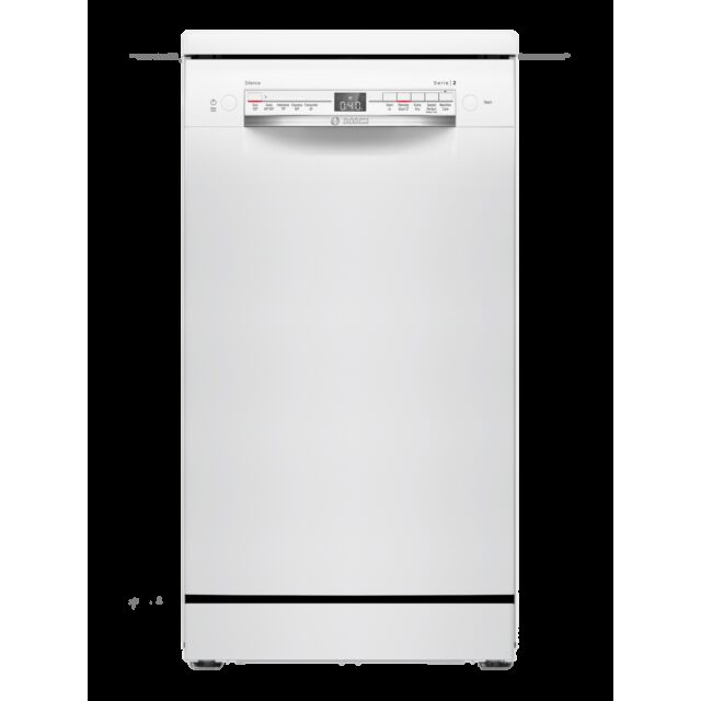 Bosch SPS2IKW01G White 45Cm Slimline Dishwasher With 9 Place Settings