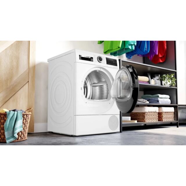 Bosch WQG24502GB White 9Kg Heat Pump Tumble Dryer