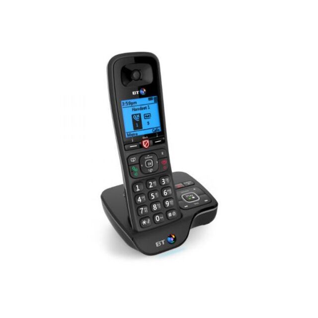 BT Cordless Landline Telephone with Answer Machine & Nuisance Call Blocking