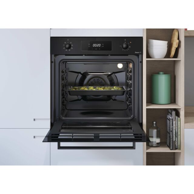 Candy FIDC N605 Black Built In Electric Single Oven with Digital Timer