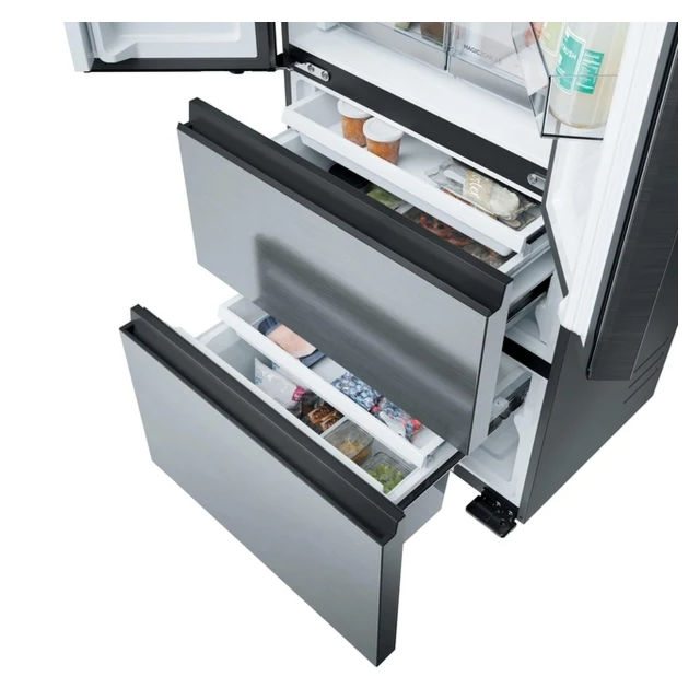 Haier HFKR5718DNMM Platinum Inox 70Cm No Frost Multi Door Fridge Freezer