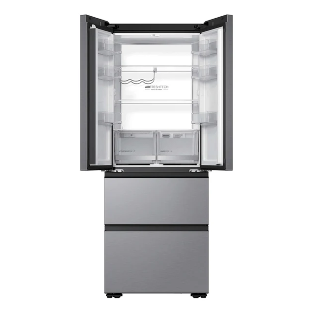 Haier HFKR5718DNMM Platinum Inox 70Cm No Frost Multi Door Fridge Freezer