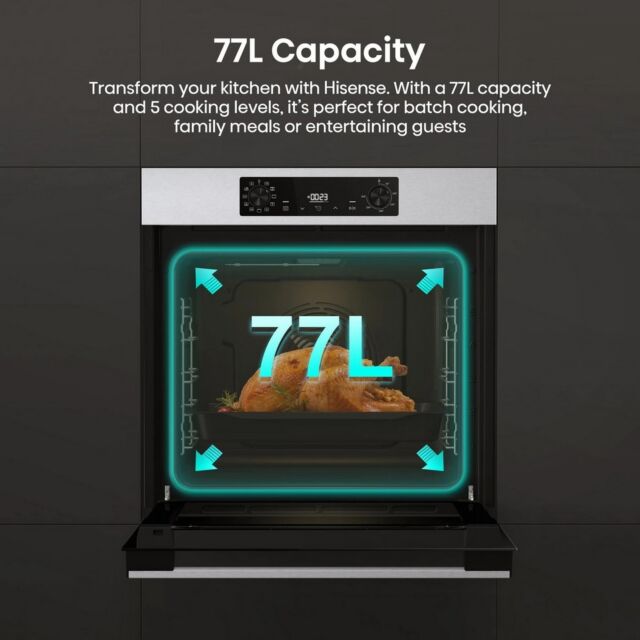 Hisense BI622AXPGUK 59.5Cm Built In Electric Single Oven