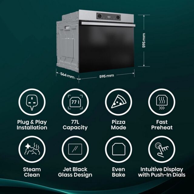 Hisense BI622AXPGUK 59.5Cm Built In Electric Single Oven